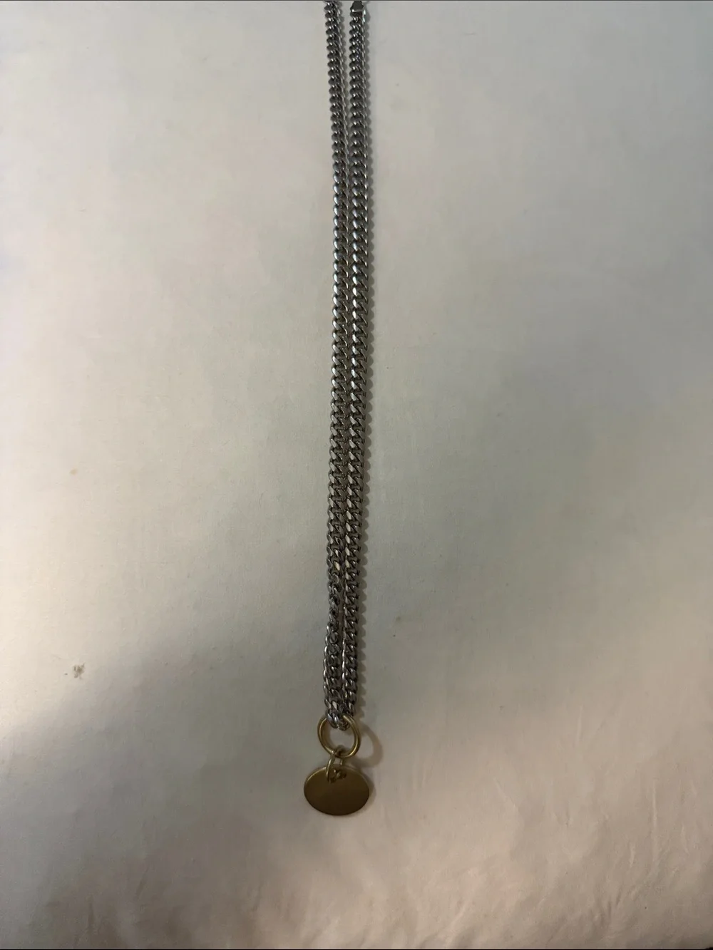 Gold Clover Disc Pendant Necklace - Women Jewelry